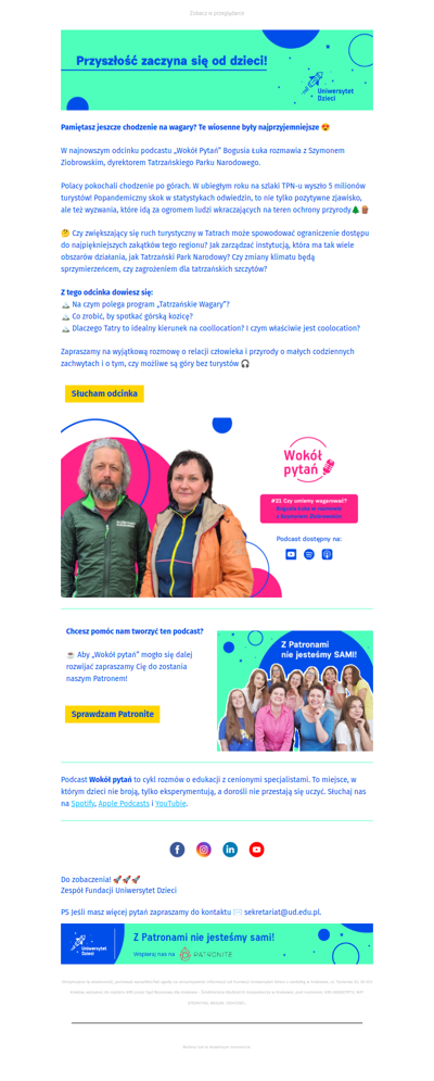 Czy czasem wagarujesz? 🥾 Posłuchaj rozmowy z dyrektorem Tatrzańskiego Parku Narodowego🎙️