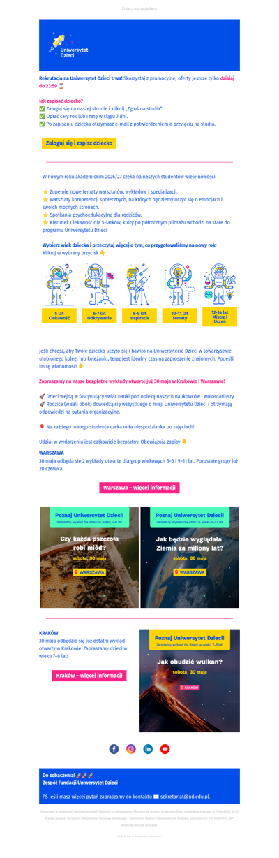 Promocja tylko do 23:59 | Sprawdź też wykłady otwarte 👉