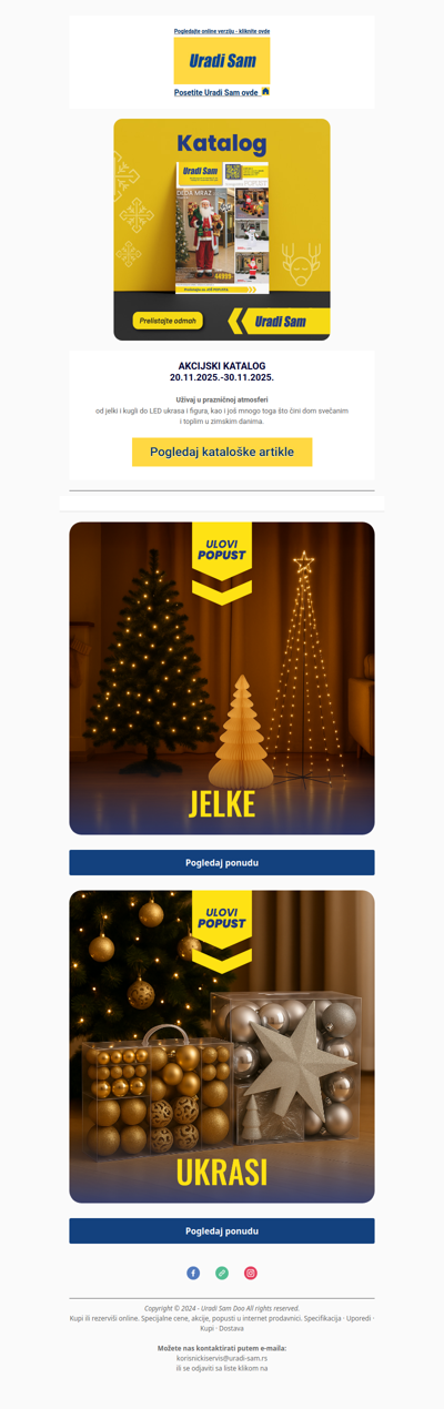 🌟 UNESITE PRAZNIČNI SJAJ U VAŠ DOM.