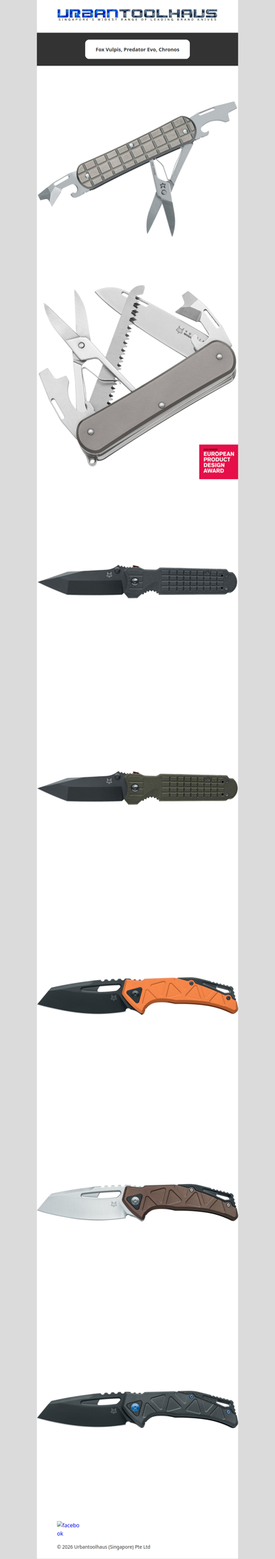 Fox Vulpis, Predator Evo, Chronos