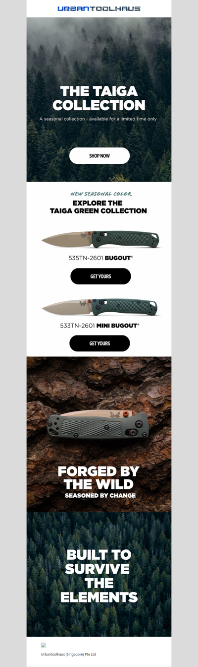 Benchmade Taiga Bugout in ELMAX