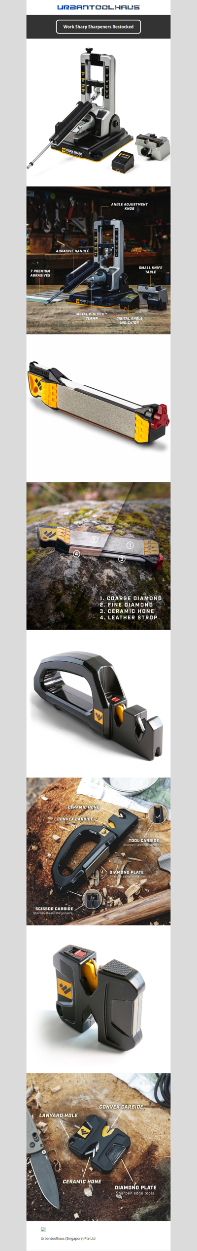 Work Sharp Sharpeners Restocked