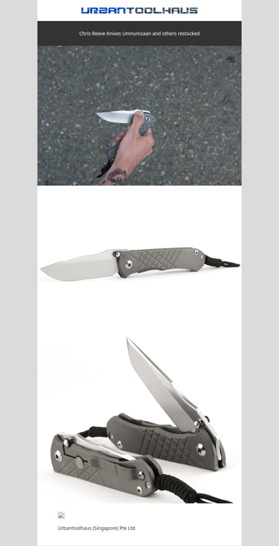 Chris Reeve Knives Umnumzaan