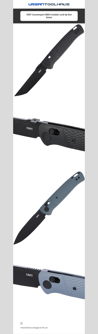 CRKT Counterpart IKBS Crossbar Lock by Ken Onion