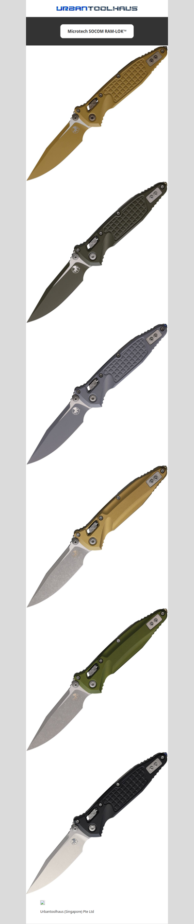 Microtech SOCOM RAM-LOK™ now available