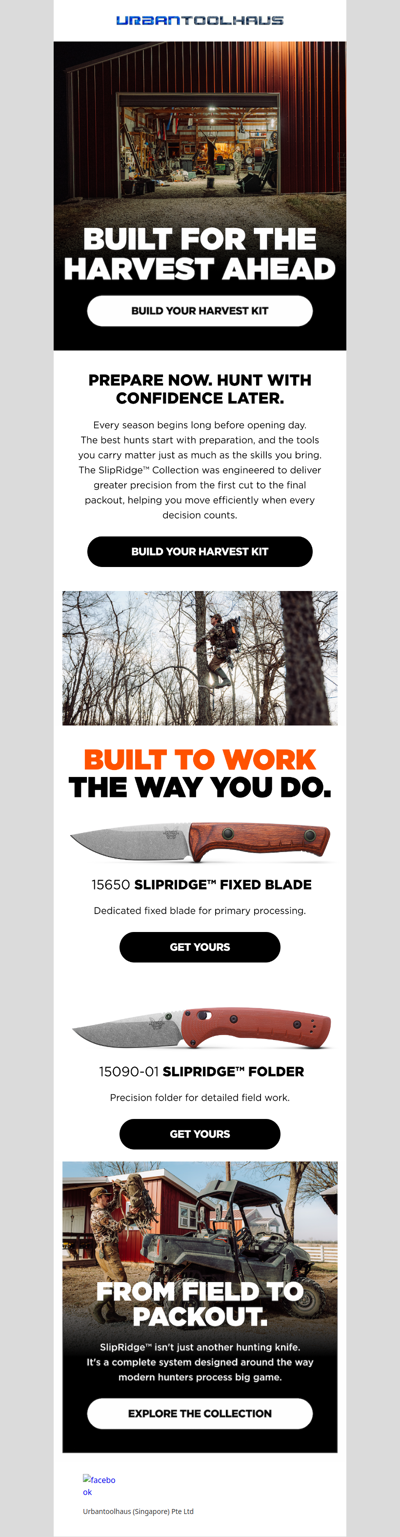 New Benchmade SlipRidge™ Collection