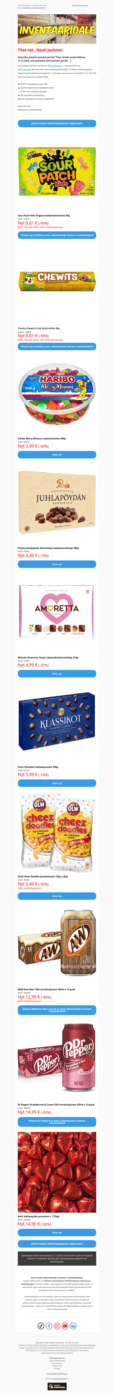 Mitä ihmettä? 👀 Uusia sentin herkkuja 🎅