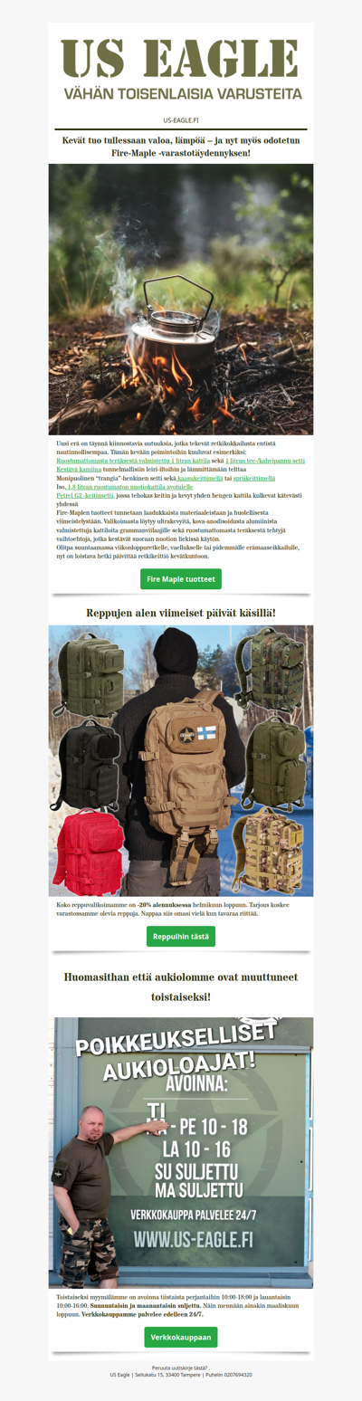 UUTUUKSIA! Fire-Maple täydennys toi mukanaan kasan uutta!