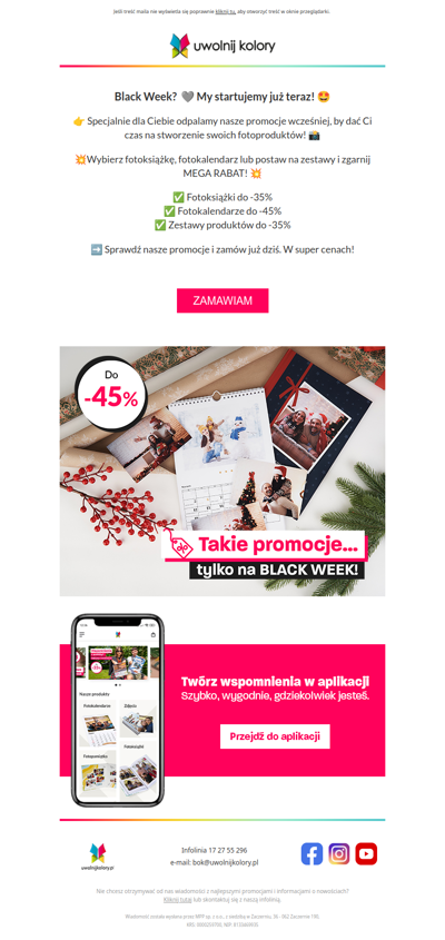 Black Week na start! 💥 Rabaty do -45%