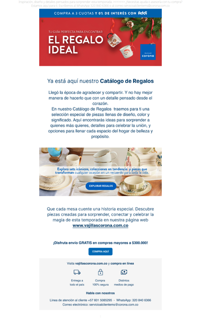 🎁 Regala diseño, momentos y magia en la mesa | Catálogo de Regalos