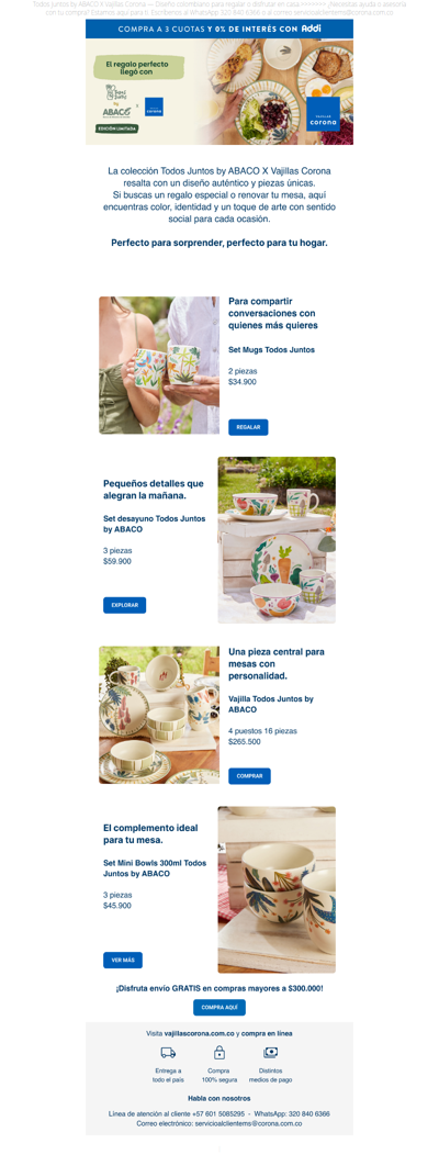 Una colección que sigue transformando: Todos Juntos by ABACO