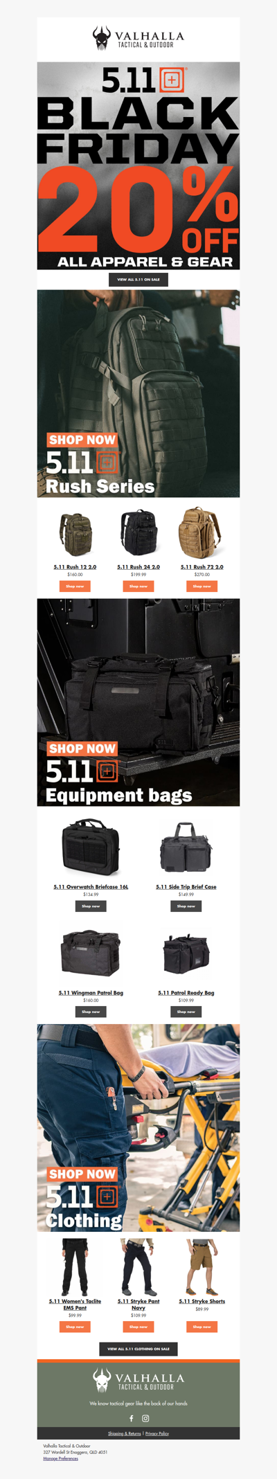 Grab Your 5.11 Gear This Black Friday!