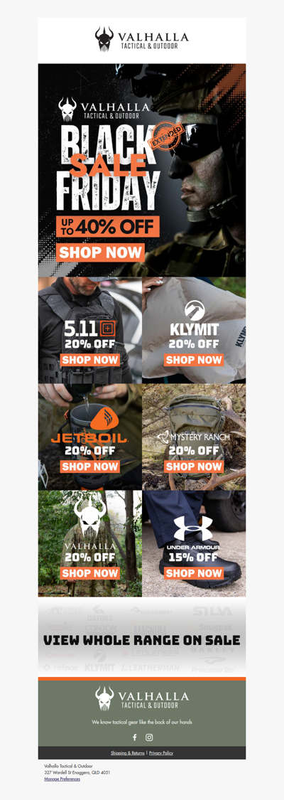 BLACK FRIDAY HAS BEEN EXTENDED! 🔥