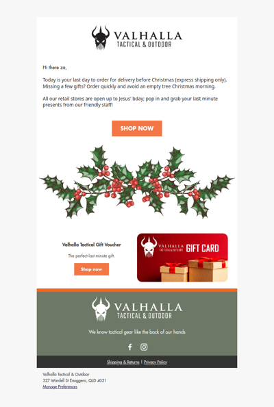 Last Call for Christmas Gifts! 🎄