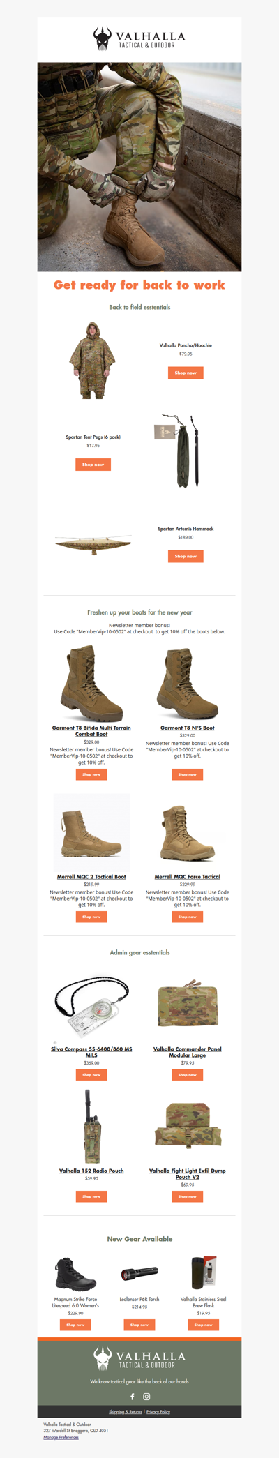 Tactical Gear to Start Fresh in 2026!