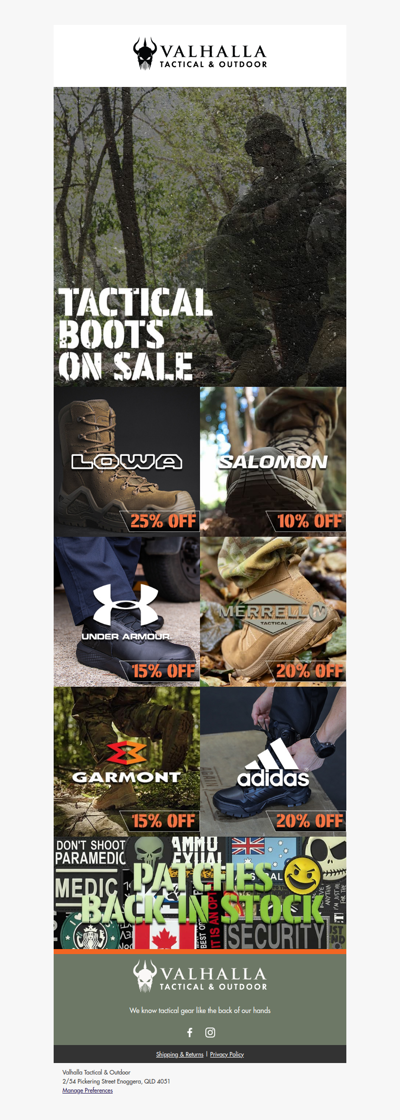 EOFY Tactical Boots Sale: Grab Yours Now!