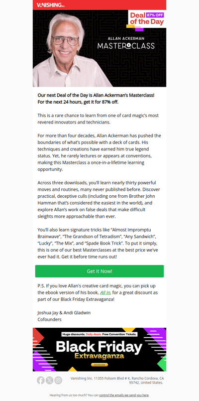 DOTD #9: 5½ Hours of Card Magic with Allan Ackerman