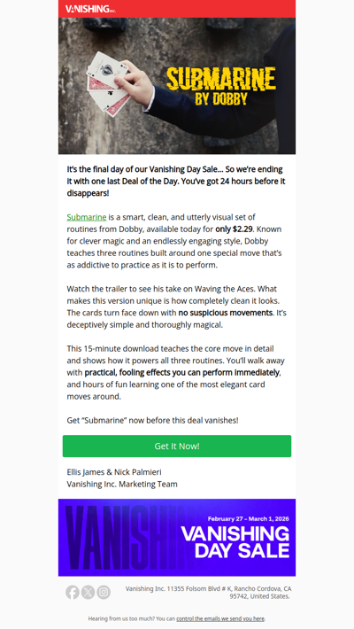 An Underground Download at an Incredible Price