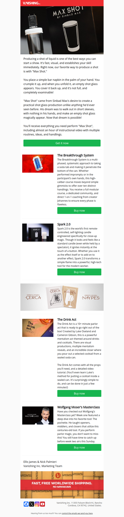 Short Sleeves, Empty Hands, One Perfect Shot.