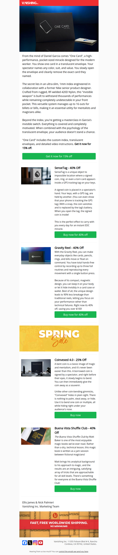 Everything In This Email Is On Sale!