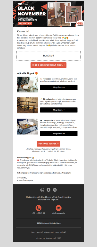 Tuti tippek és kedvezmények🎄-ra