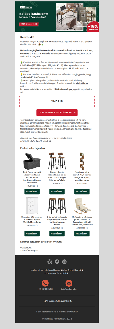 ⏰ Utolsó nap a kuponhoz és a rendeléshez! ⏰