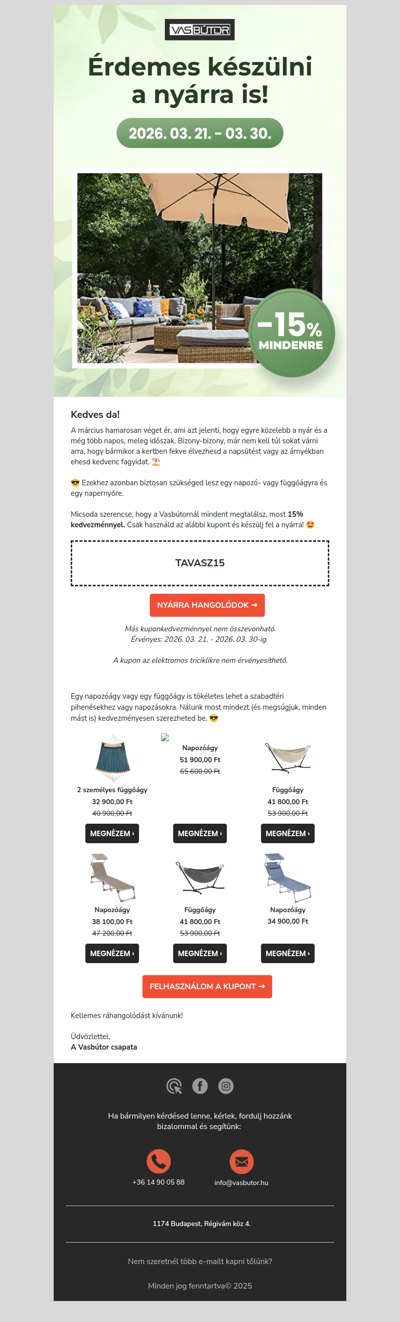 Kedvezményes napozásra fel! 😎