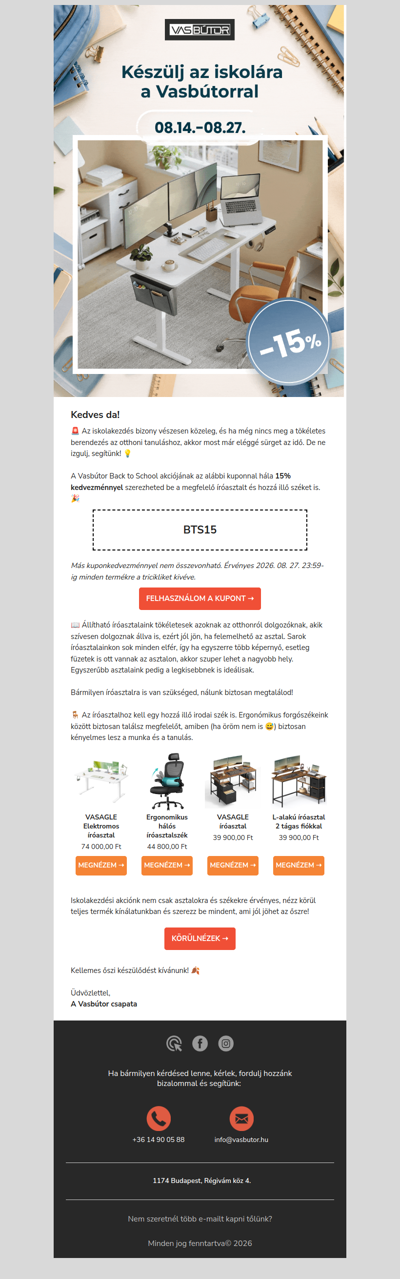 A tökéletes íróasztal és szék kedvezményesen 🪑💡