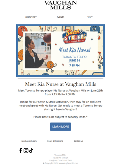 Meet Kia Nurse at Vaughan Mills