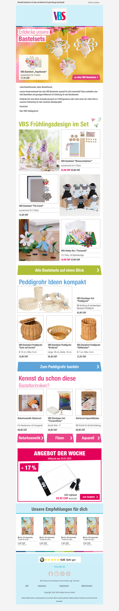 Kennst du unsere VBS Bastelsets?