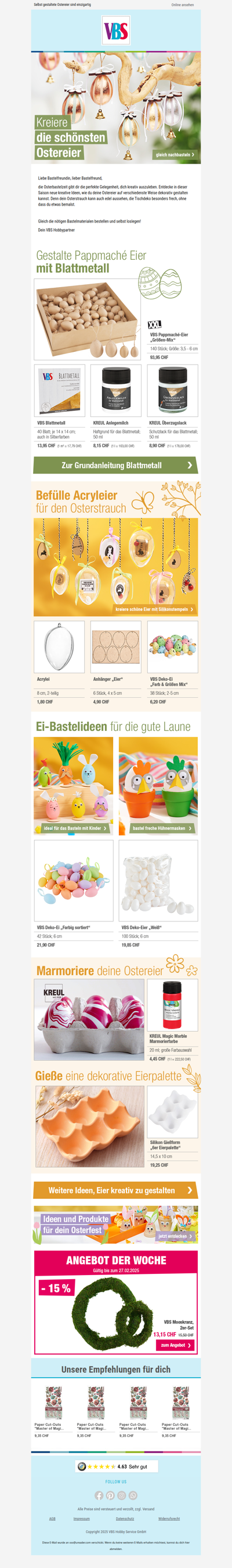 Jetzt Eier kreativ für Ostern gestalten🐣