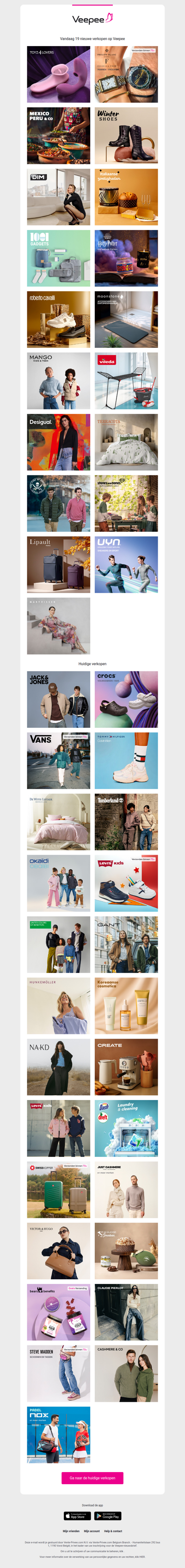 Vandaag: Toyz4Lovers, Philipp Blanc, Worldia - Latijns-Amerika en 16 andere verkopen op Veepee