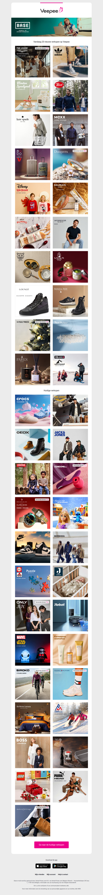 Vandaag: PME Legend, Scotch & Soda  en meer merken, Adidas, NEW CLASSIC TOYS en 17 andere verkopen op Veepee