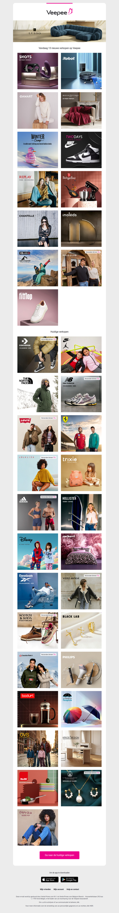 Vandaag: Shots Toys, Satisfyer, IROBOT, Damart en 10 andere verkopen op Veepee