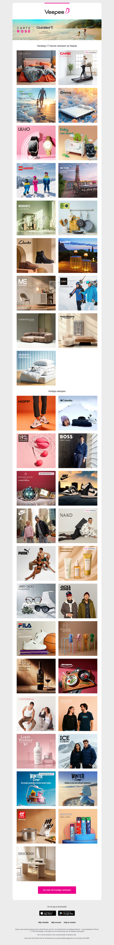 Vandaag: L'essentiel, Care Fitness, Hotel Cabogata Jardin 4* en 14 andere verkopen op Veepee