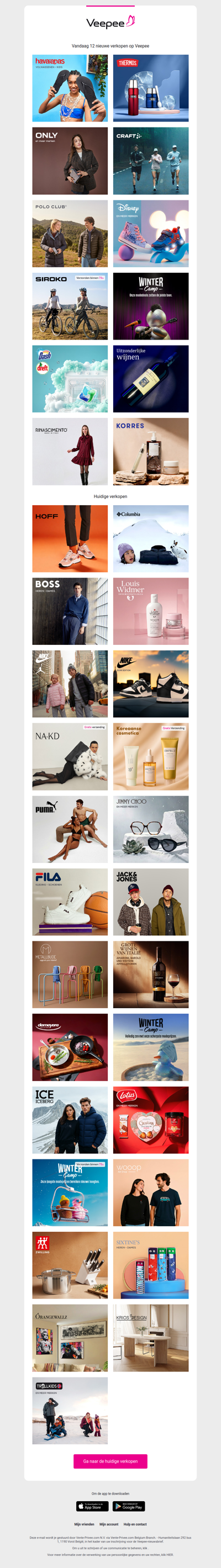 Vandaag: Havaianas, Thermos, Only en 9 andere verkopen op Veepee