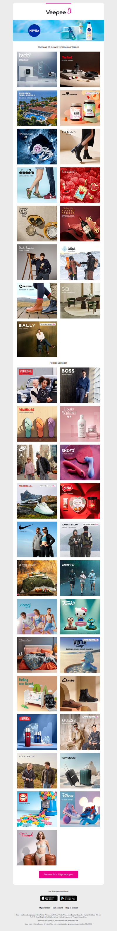 Vandaag: TADO, Tefal & Moulinex , Acrotel Athena Pallas 5* en 12 andere verkopen op Veepee