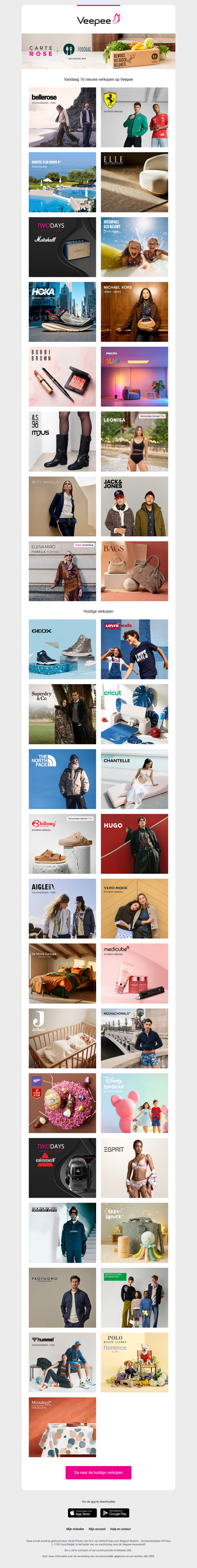 Vandaag: Bellerose, Fanwear, Acrotel Elea Beach 4* | Nikiti, Griekenland en 13 andere verkopen op Veepee