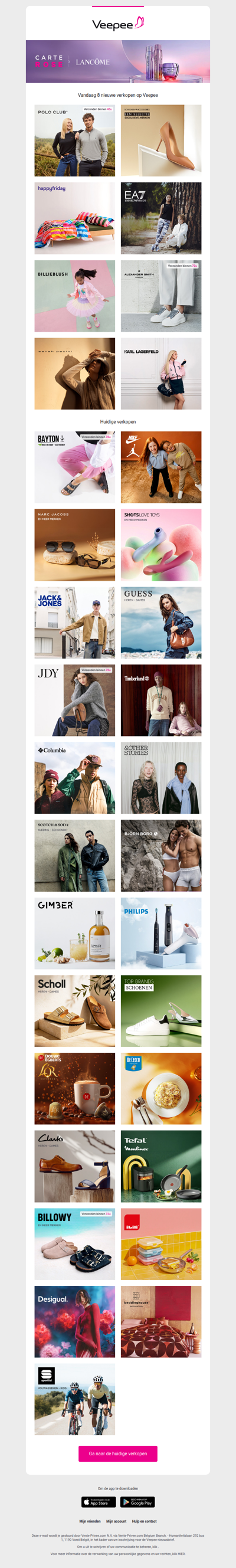 Vandaag: Polo Club, Top Brands Schoenen, HappyFriday en 5 andere verkopen op Veepee