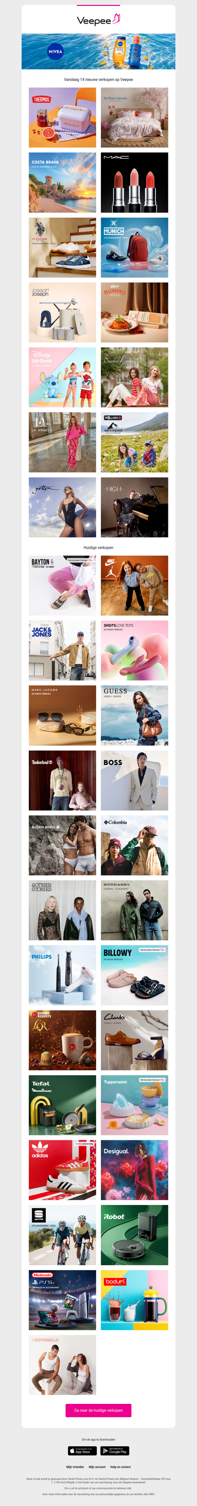 Vandaag: Thermos, De Witte Lietaer, Costa Daurada & Co en 11 andere verkopen op Veepee