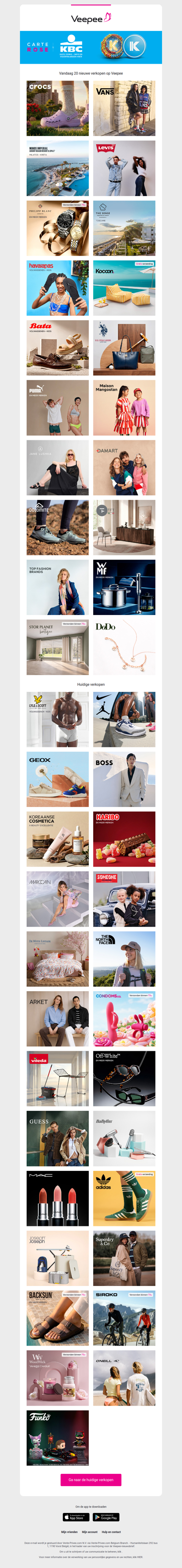 Vandaag: CROCS, Vans, Minos Imperial Luxury Beach Resort & Spa 5* en 17 andere verkopen op Veepee