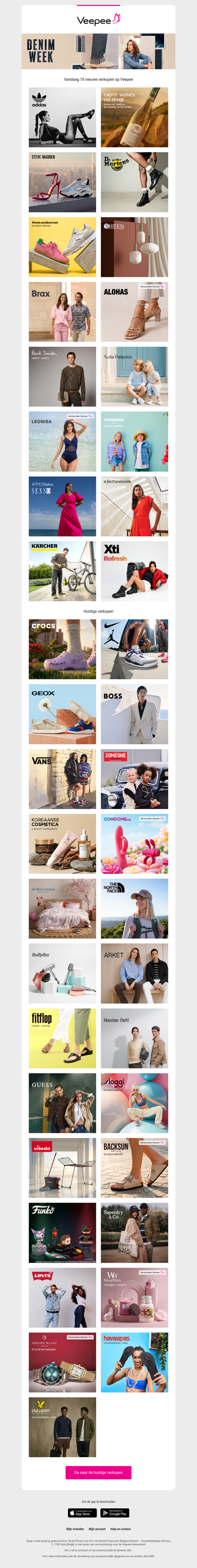 Vandaag: Adidas, Grote wijnen uit Italië,  Steve Madden en 13 andere verkopen op Veepee