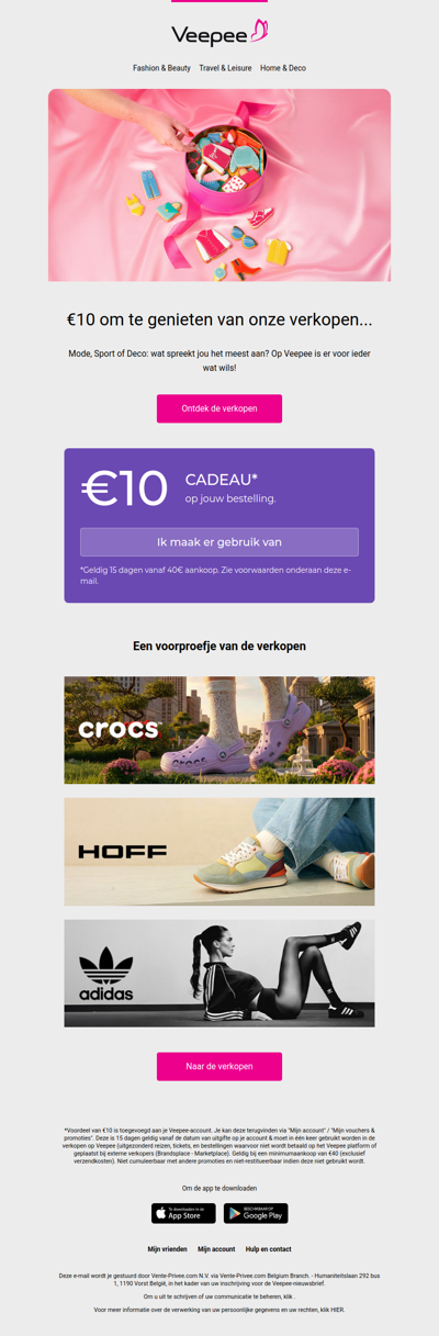 Om blij van te worden...