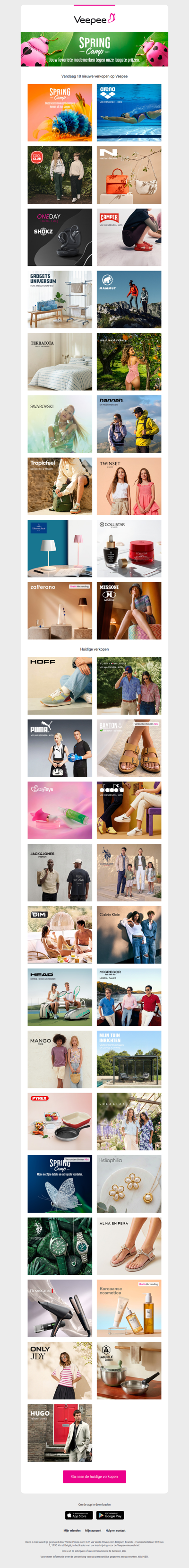 Vandaag: EASTER CAMP, Arena, Cool Club en 15 andere verkopen op Veepee