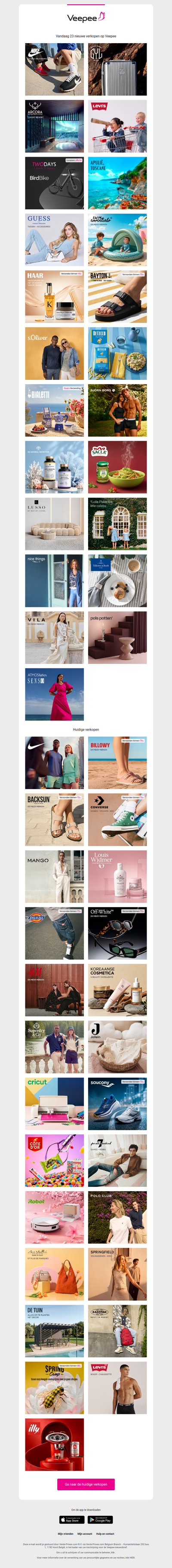 Vandaag: NIKE, Gyl, Arcora Boutique Hotel & Villas en 20 andere verkopen op Veepee