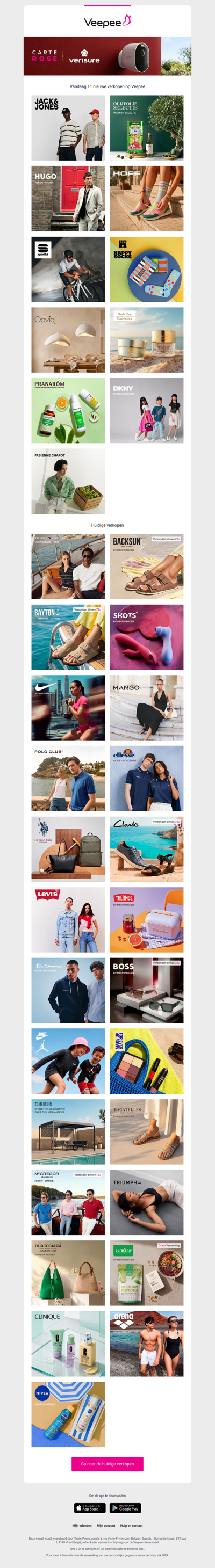 Vandaag: Jack & Jones, Premium selectie olijfolie, HUGO en 8 andere verkopen op Veepee