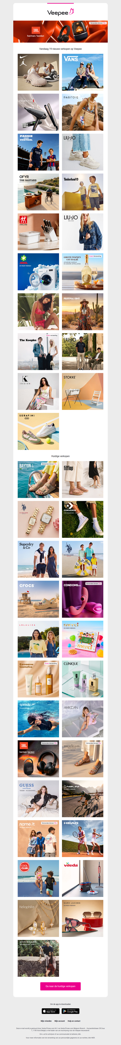 Vandaag: Nike, Vans, Remington en 15 andere verkopen op Veepee