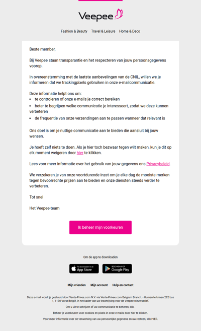 Een update over onze e-mails