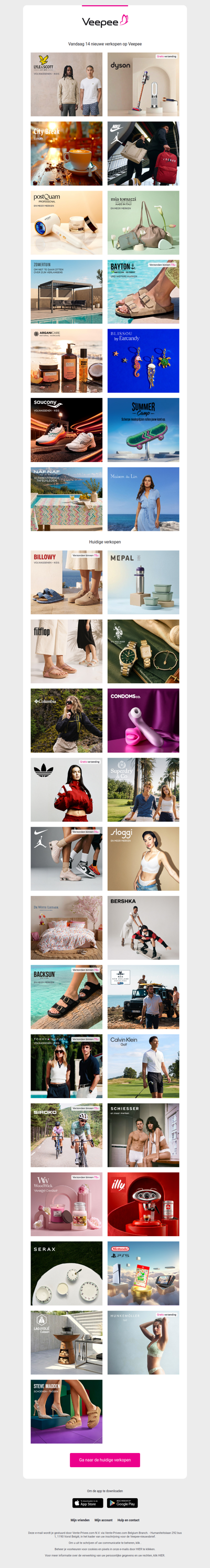 Vandaag: Lyle & Scott , Dyson, City Break en 11 andere verkopen op Veepee