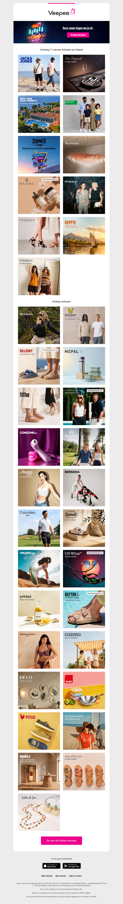 Vandaag: Jack & Jones, Lou Laguiole, Acrotel Athena Pallas & Residence en 8 andere verkopen op Veepee